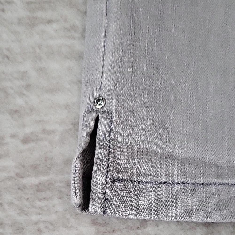 White House Black Market Women's Light Gray Ankle Jeans - Picture 4 of 5